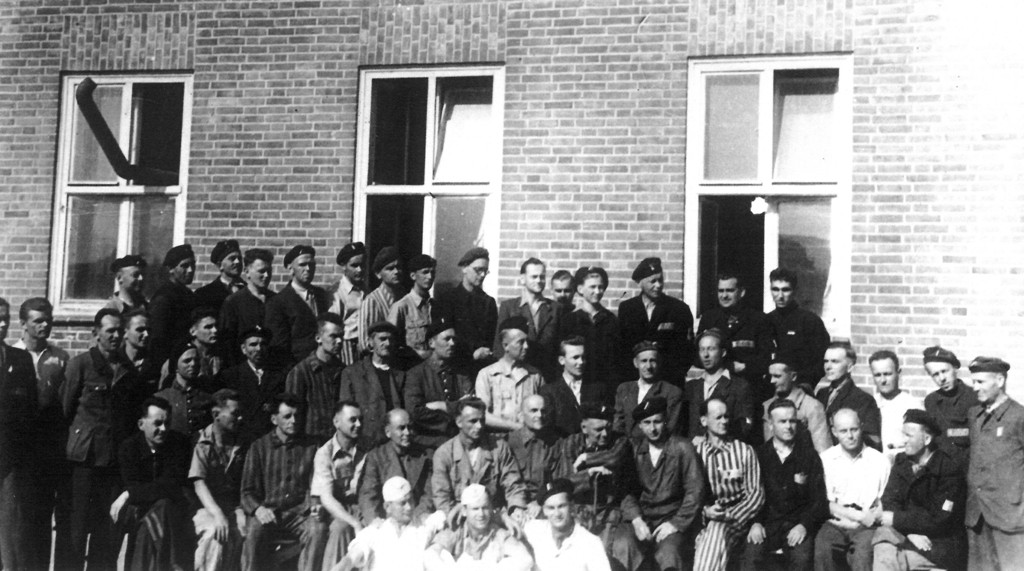 Nalezená fotografie vězňů ze Sachsenhausenu